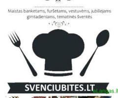 Banketai furšetai vestuvės9 maistas šventei